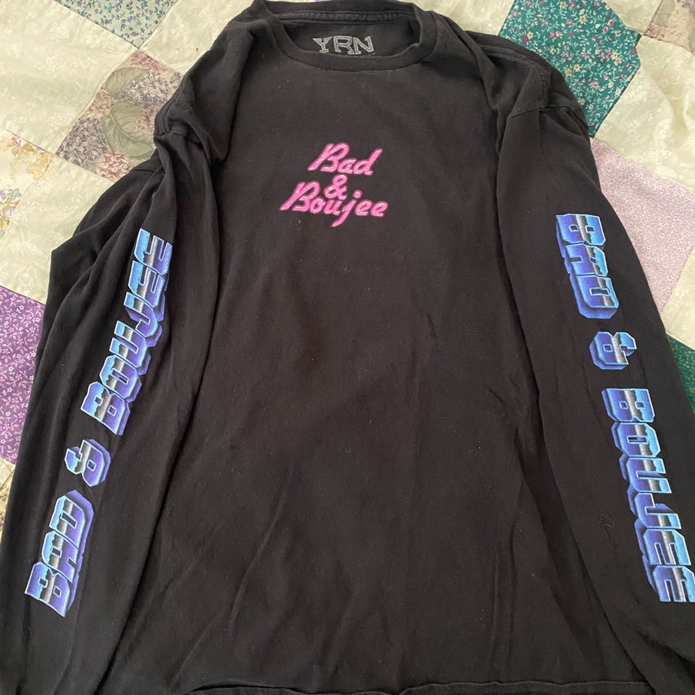Bad and Boujee long sleeve tshirt sz L